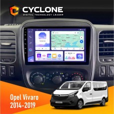 Штатна магнітола Opel Vivaro 2014-2019 Cyclone 4x64, DSP