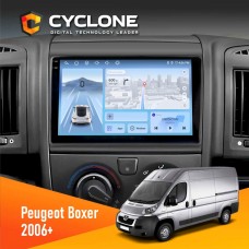 Штатна магнітола Peugeot Boxer 2006+ Cyclone 4x64, DSP, 4G, 2k