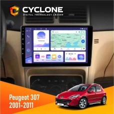 Штатна магнітола Peugeot 307 2001-2011 Cyclone 4x64, DSP