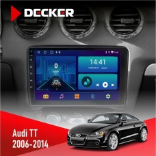 Штатна магнітола Audi TT 2006-2014 Decker 6x128, DSP, 360