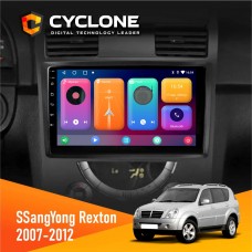 Штатна магнітола SsangYong Rexton 2007-2012 Cyclone 2x32