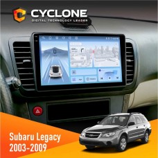 Штатна магнітола Subaru Legacy 2003-2009 Cyclone 4x64, DSP, 4G, 2k