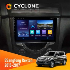 Штатна магнітола SsangYong Rexton 2013-2017 Cyclone 4x64, DSP, DVR
