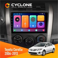 Штатна магнітола Toyota Corolla 2006-2013 Cyclone 2x32
