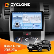 Штатна магнітола Nissan X-Trail 2007-2014 Cyclone 4x64, 4G, DSP, 2k