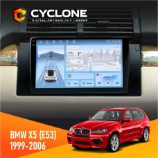 Штатна магнітола BMW X5 (E53) 1999-2006 Радіо модуль Cyclone 4x64, DSP, 4G, 2k
