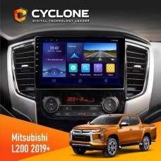 Штатна магнітола Mitsubishi L200 2019+ Cyclone C9-006 4x64, DSP, DVR