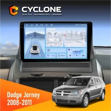 Штатна магнітола Dodge Journey 2008-2011 Cyclone 4x64, DSP, 4G, 2k