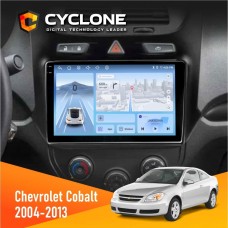 Штатна магнітола Chevrolet Cobalt 2004-2013 Cyclone 4x64, DSP, 4G, 2k
