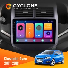 Штатна магнітола Chevrolet Aveo 2011-2018 Cyclone 2x32