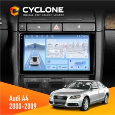 Штатна магнітола Audi A4 2000-2009 Cyclone 4x64, DSP, 4G, 2k