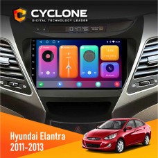 Штатна магнітола Hyundai Elantra 2011-2013 Cyclone 2x32