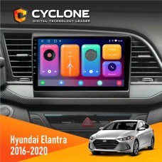 Штатна магнітола Hyundai Elantra 2016-2020 CAN Cyclone 2x32