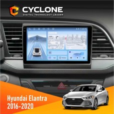 Штатна магнітола Hyundai Elantra 2016-2020 CAN Cyclone 4x64, DSP, 4G, 2k
