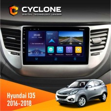 Штатна магнітола Hyundai IX35 2016-2018 Cyclone 4x64, DSP, DVR