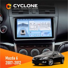 Штатна магнітола Mazda 6 GH 2007-2012 Cyclone 4x64, DSP, 4G, 2k