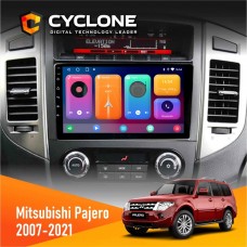 Штатна магнітола Mitsubishi Pajero 2007-2021 Cyclone 2x32