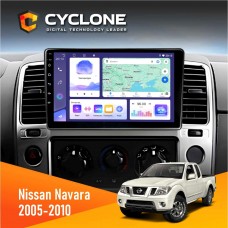 Штатна магнітола Nissan Navara (D40) 2005-2010 Cyclone 4x64, DSP