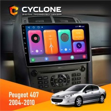 Штатна магнітола Peugeot 407 2004-2010 Cyclone 2x32