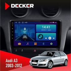 Штатна магнітола Audi A3 2003-2012 Decker 6x128, DSP, 360