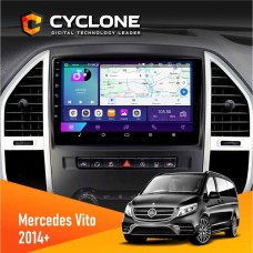 Штатна магнітола Mercedes-Benz Vito 2014+ Cyclone 2x32, 4G, 2k