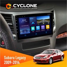 Штатна магнітола Subaru Legacy 2009-2014 Cyclone 4x64, DSP, DVR