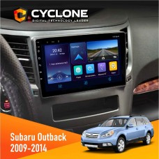 Штатна магнітола Subaru Outback 2009-2014 Cyclone 4x64, DSP, DVR