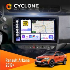 Штатна магнітола Renault Arkana 2019+ Cyclone 4x64, DSP, 2k
