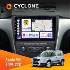 Штатна магнітола Skoda Yeti 2009-2017 Cyclone 4x64, DSP, 2k