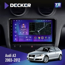 Штатна магнітола Audi A3 2003-2012 Decker TS 4x32, DSP, 4G