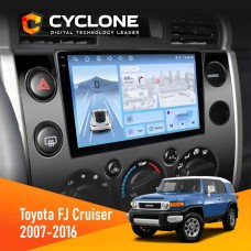 Штатна магнітола Toyota FJ Cruiser 2007-2016 Cyclone 4x64, DSP, 4G, 2k