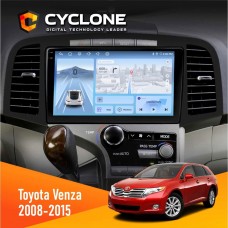 Штатна магнітола Toyota Toyota Venza 2008-2015 Cyclone 4x64, DSP, 4G, 2k