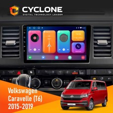 Штатна магнітола Volkswagen Caravelle 2015-2019 Cyclone C10-001 2x32
