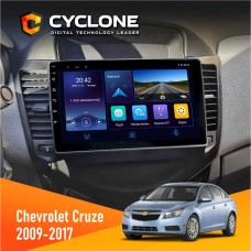 Штатна магнітола Chevrolet Cruze 2009-2018 Cyclone 4x64, DSP, DVR
