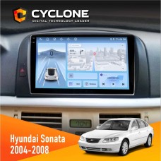 Штатна магнітола Hyundai Sonata (NF) 2004-2008 Cyclone 4x64, DSP, 4G, 2k