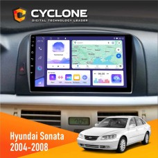 Штатна магнітола Hyundai Sonata (NF) 2004-2008 Cyclone 4x64, DSP
