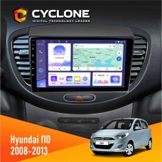 Штатна магнітола Hyundai I10 2008-2013 Cyclone 4x64, DSP