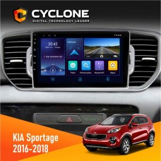 Штатна магнітола Kia Sportage 4 QL 2016-2018 CAN Cyclone 4x64, DSP, DVR