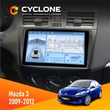 Штатна магнітола Mazda 3 2009-2013 Cyclone 4x64, DSP, 4G, 2k