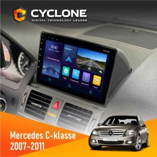 Штатна магнітола Mercedes-Benz C-klasse (W204) 2007-2011 Cyclone 4x64, DSP, DVR