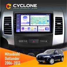Штатна магнітола Mitsubishi Outlander XL 2006-2012 AMP Cyclone 4x64, DSP