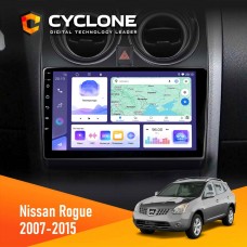 Штатна магнітола Nissan Rogue 2007-2015 Cyclone 4x64, DSP
