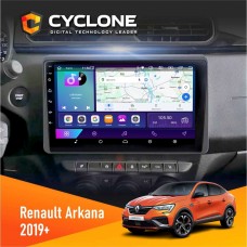 Штатна магнітола Renault Arkana 2019+ Cyclone 2x32, 4G, 2k