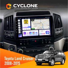Штатна магнітола Toyota Land Cruiser (200) 2008-2015 Cyclone 4x64, DSP, 2k
