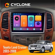 Штатна магнітола Toyota Land Cruiser (100) 2003-2008 Cyclone 2x32