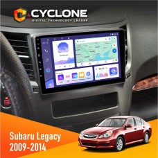 Штатна магнітола Subaru Legacy 2009-2014 Cyclone 4x64, DSP