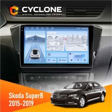Штатна магнітола Skoda SuperB 2015-2019 Cyclone 4x64, 4G, DSP, 2k