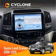 Штатна магнітола Toyota Land Cruiser (200) 2008-2015 Cyclone 4x64, 4G, DSP, 2k
