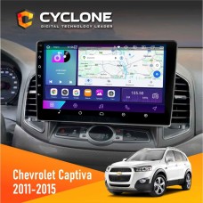 Штатна магнітола Chevrolet Captiva 2011-2015 Cyclone 2x32, 4G, 2k