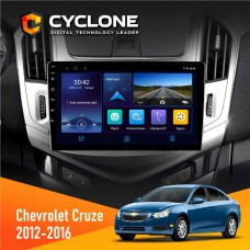 Штатна магнітола Chevrolet Cruze 2012-2016 Cyclone 4x64, DSP, DVR